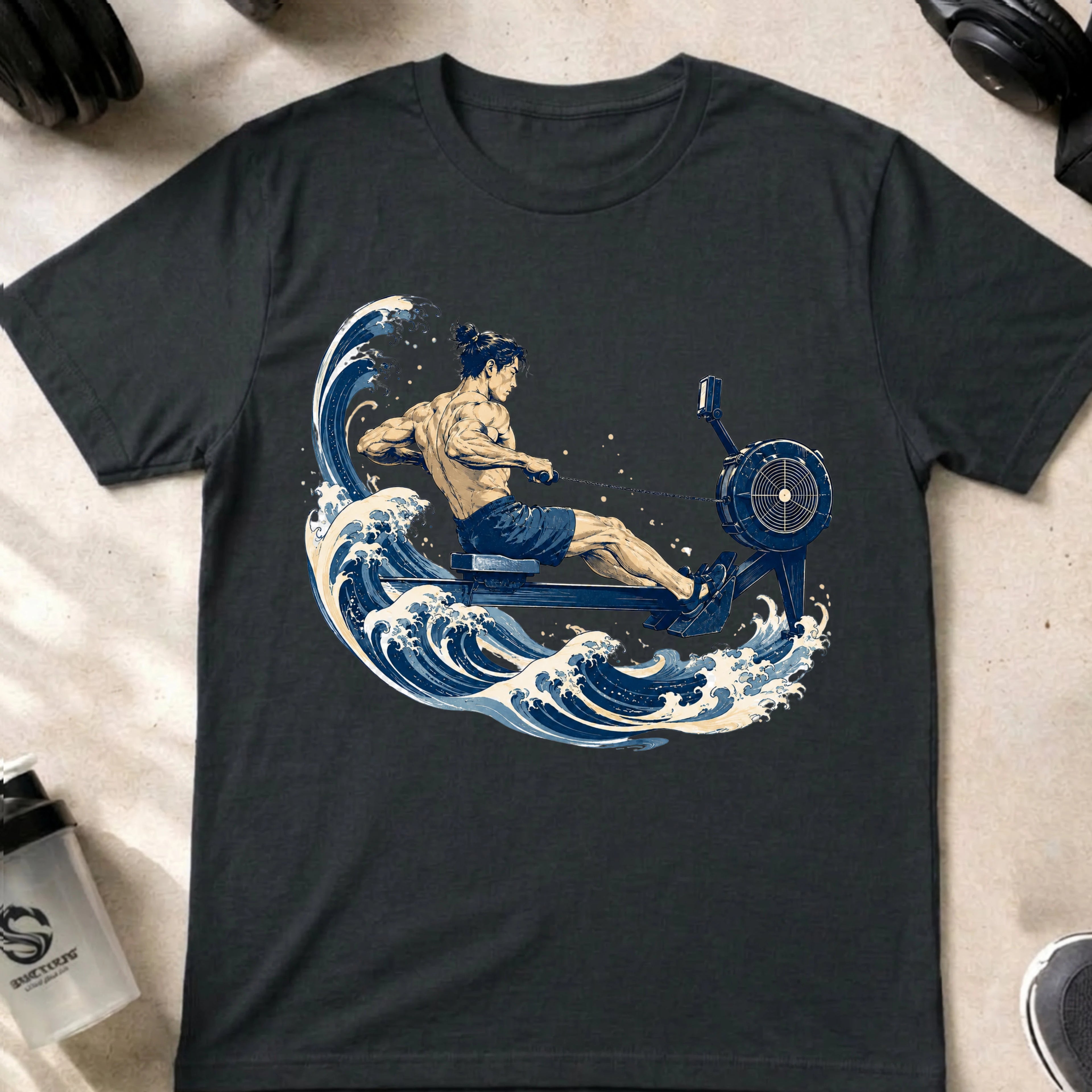 Rowing the waves