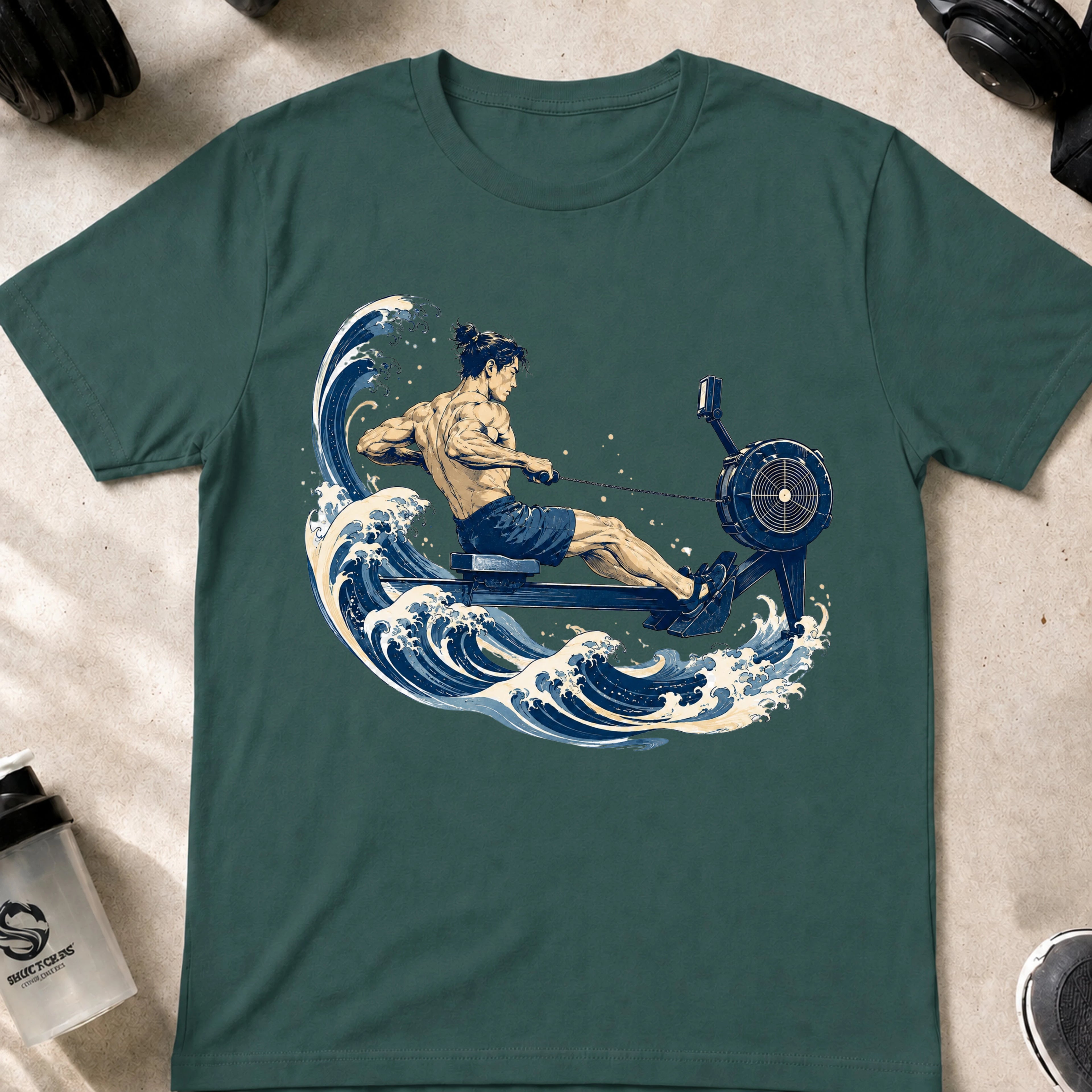 Rowing the waves