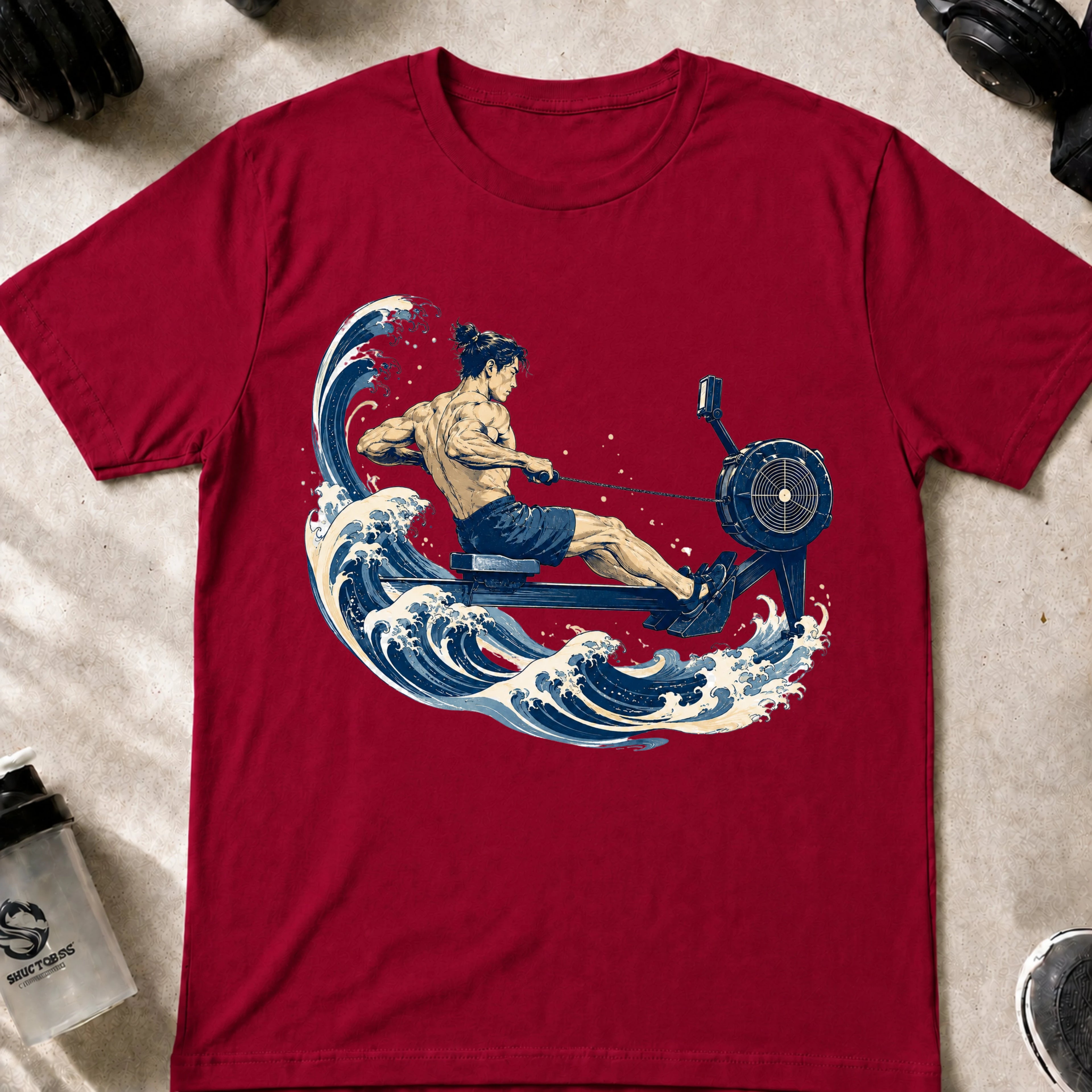 Rowing the waves